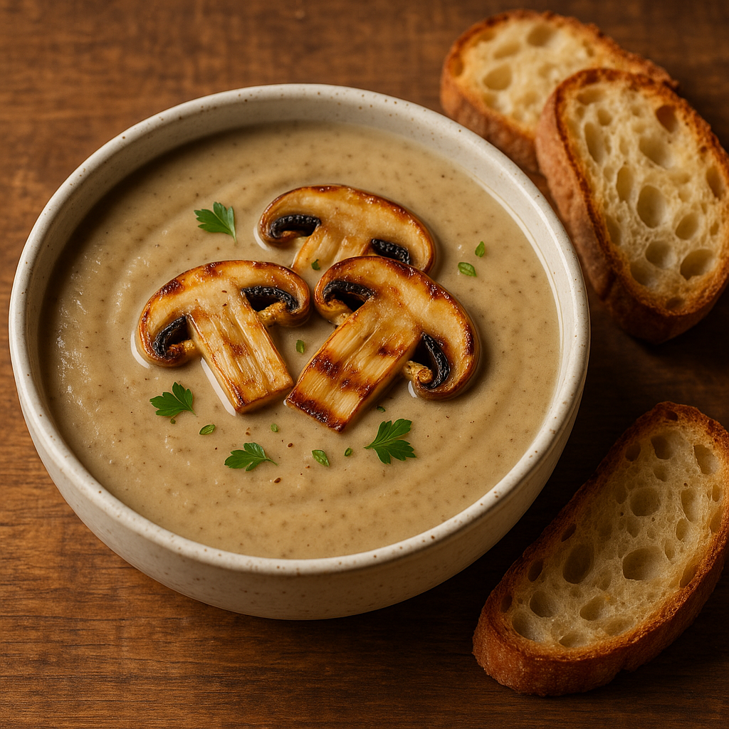 Mushrooms cream soup